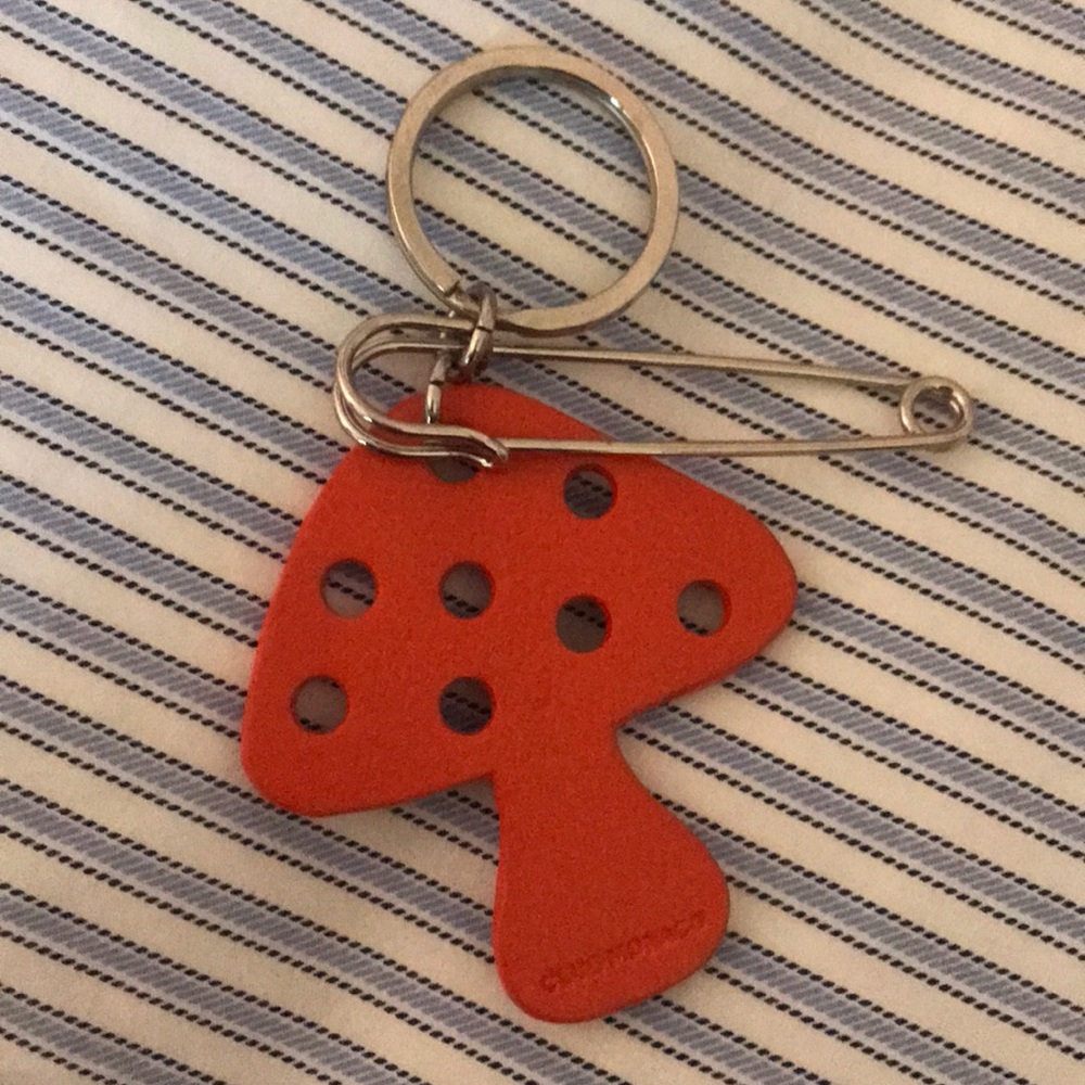 Leather club Monaco key ring holder